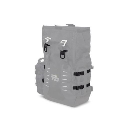 Complete set of SHAD TERRA TR40 adventure saddlebags and SHAD TERRA BLACK aluminium 37L topcase, including mounting kit SHAD Moto Morini X-Cape 649