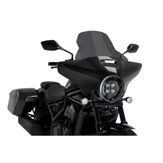 Windscreen PUIG HIGH - ROAD 21545F dark smoke