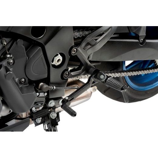 Gear shift pedal PUIG 22121R rdeč adjustable