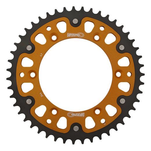 Zadnji verižnik (zobnik) SUPERSPROX STEALTH RST-244:47-GLD zlata 47T, 520