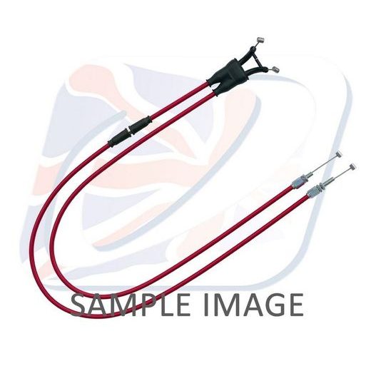 Throttle cables (pair) Venhill T01-4-139-RD featherlight rdeč