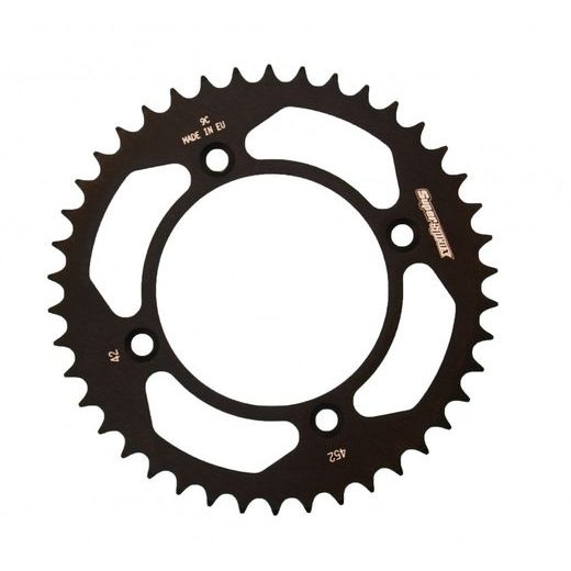 Aluminijasti zadnji verižnik (zobnik) SUPERSPROX RAL-452:42-BLK črna 42T, 415
