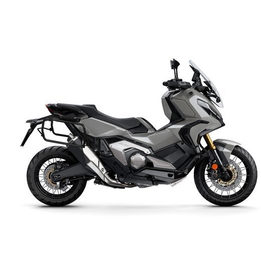 Komplet aluminijastih kovčkov z nosilci in ploščo SHAD TERRA BLACK, 37L zadnji kovček in 47L stranski kovčki SHAD HONDA X-ADV 750