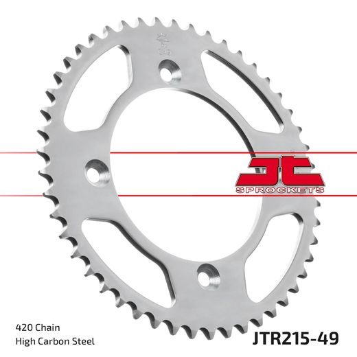 Zadnji verižnik (zobnik) JT JTR 215-49 49T, 420