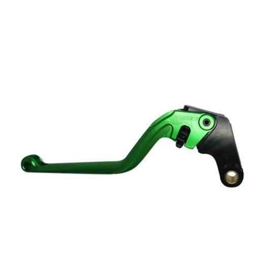 Clutch Lever ACCOSSATO ESB022 fixed CNC-worked aluminium, green