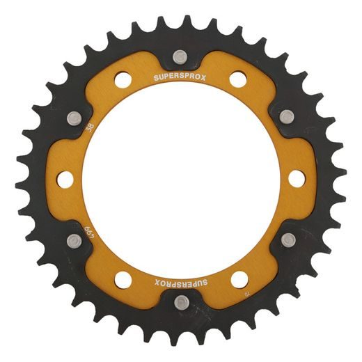 Zadnji verižnik (zobnik) SUPERSPROX STEALTH RST-499:38-GLD zlata 38T, 530