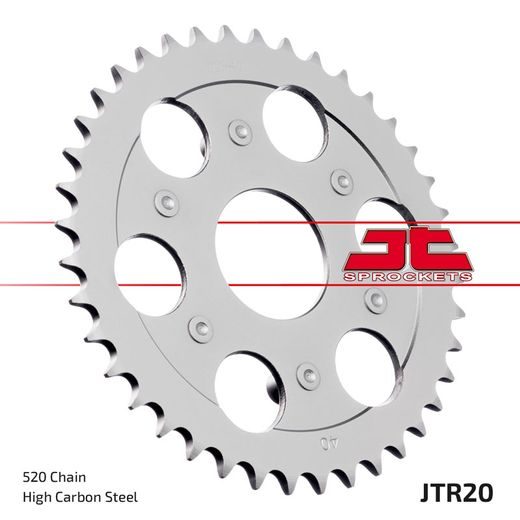 Zadnji verižnik (zobnik) JT JTR 20-40 40T, 520