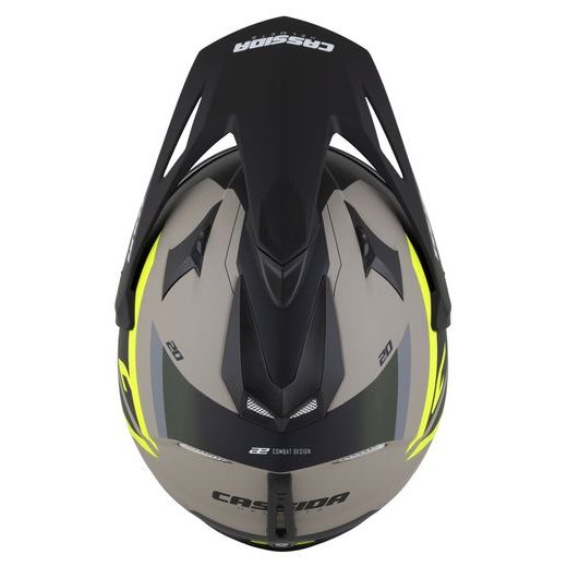 Motocross Helmet CASSIDA TOUR 2.0 X-TRA /black matt peak L