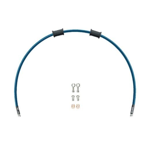 Set cevi za sklopko Venhill POWERHOSEPLUS KAW-11010CS-TB (1 cev v kompletu) Translucent blue hoses, stainless fittings