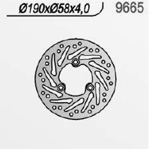Zavorni disk NG 9665