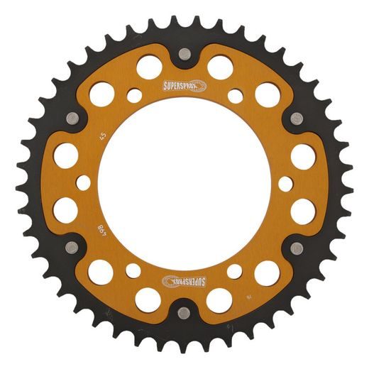 Zadnji verižnik (zobnik) SUPERSPROX STEALTH RST-498:45-GLD zlata 45T, 525