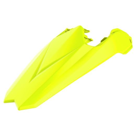 Rear fender + side panels POLISPORT 8556000003 Yellow flo