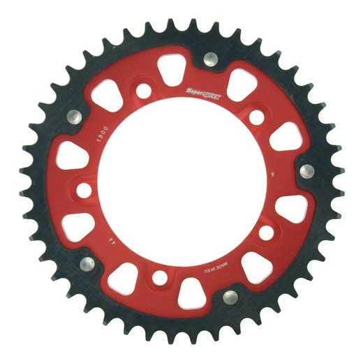Zadnji verižnik (zobnik) SUPERSPROX STEALTH RST-1800:44-RED rdeč 44T, 530