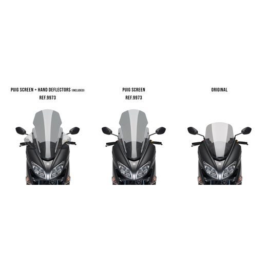 Windshield PUIG V-TECH LINE TOURING 9973W prozorna