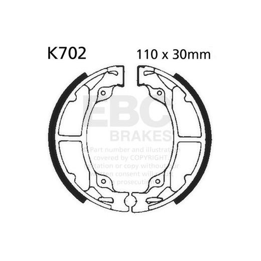 Brake shoe set EBC K702 includings springs