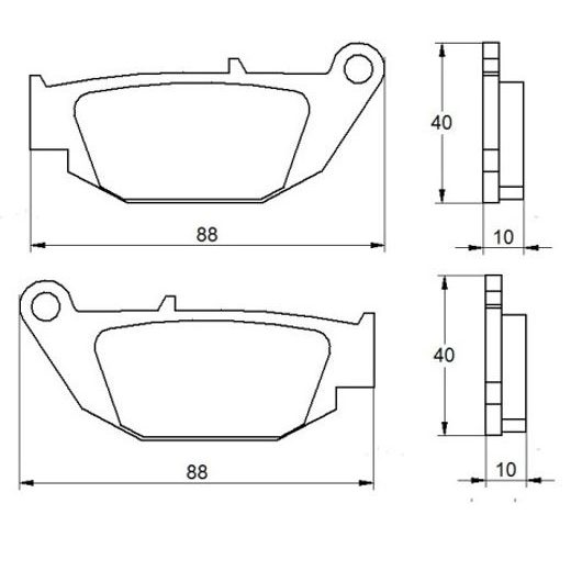 Zavorne obloge ACCOSSATO AGPP181 OR