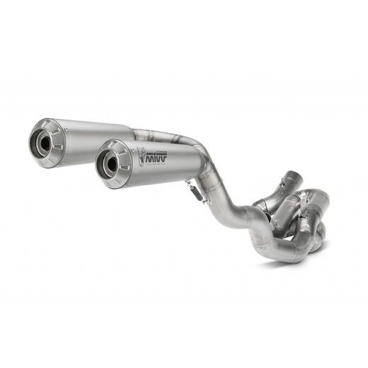 Celoten izpušni sistem 2x2 MIVV X-M1 R.DU.0007.SC4T Titanium