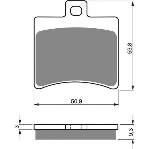 Zavorne obloge GOLDFREN 150 S3