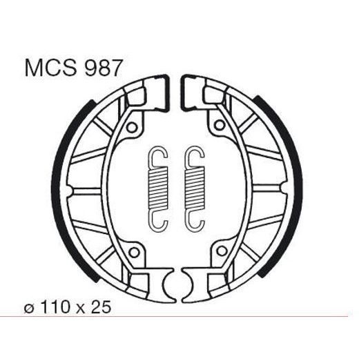 Zavorne čeljusti LUCAS MCS 987
