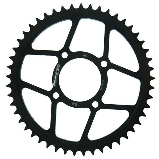 Zadnji verižnik (zobnik) SUPERSPROX RFE-810:49-BLK črna 49T, 428