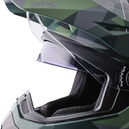 Enduro čelada GMS ADVENTUS CAMO ZG15002 matt green-black-camo XL