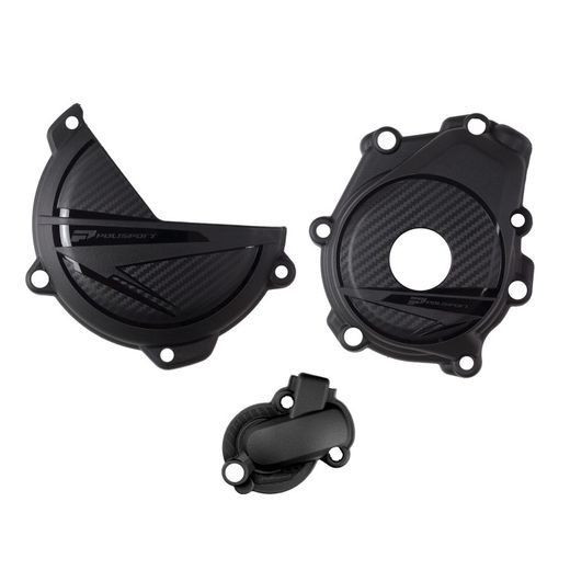 Engine covers protection kit POLISPORT 91372 Črn
