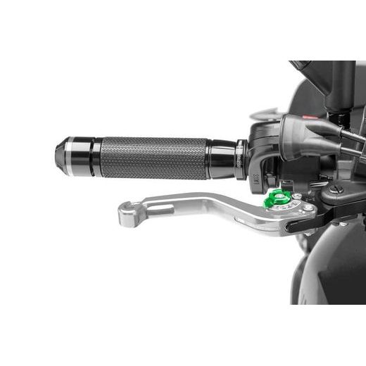 Brake lever without adapter PUIG 180PV kratka (short) silver/green