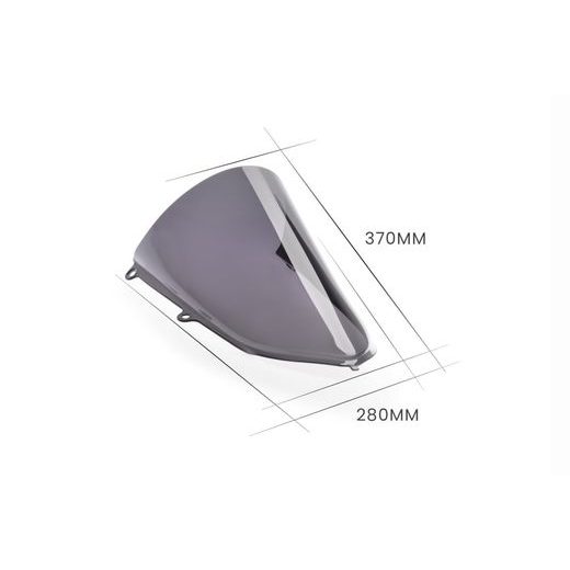 Windscreen PUIG R-RACER 3633F dark smoke