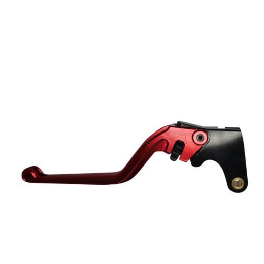 Clutch Lever ACCOSSATO ESS035 fixed CNC-worked aluminium, red
