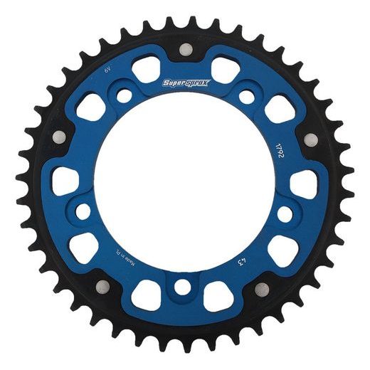 Zadnji verižnik (zobnik) SUPERSPROX STEALTH RST-1792:43-BLU moder 43T, 525