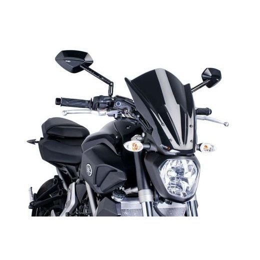 Windshield PUIG NEW. GEN TOURING 7016N črna