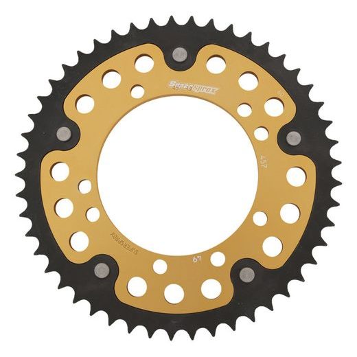 Zadnji verižnik (zobnik) SUPERSPROX STEALTH RST-457:49-GLD zlata 49T, 420
