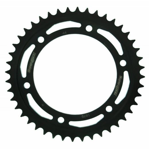 Zadnji verižnik (zobnik) SUPERSPROX RFE-1870:44-BLK črna 44T, 428