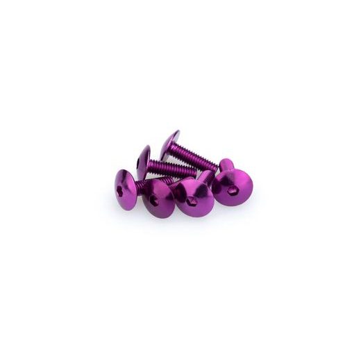 Screws PUIG ANODIZED 0657L violet M6 x 20mm (6pcs)