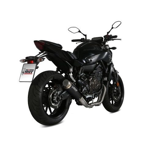 Celoten izpušni sistem 2x1 MIVV GP PRO Y.045.LXBP Black stainless steel for YAMAHA MT-07 / FZ-07 (2014-2020)
