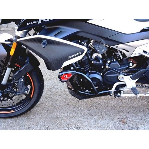 Engine guards RDMOTO CF176KDSL01K Črn (with protectors)