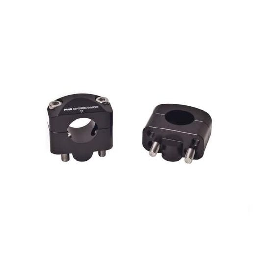 Handlebar adaptor PUIG 6632N črna from 22mm to 29mm