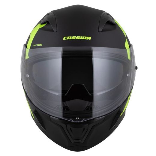 Integralna čelada CASSIDA Orbit Grind black matt, yellow fluo S