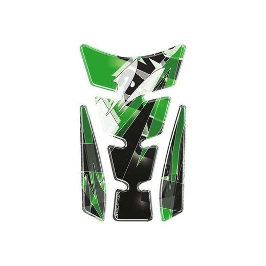 Tank pad PUIG WINGS 4720V zelena with side part