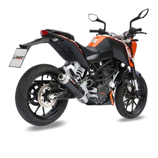 Celoten izpušni sistem 1x1 MIVV GP KT.009.LXB Steel Black KTM - Duke 125 [2011 - 2016], KTM - Duke 200 [2012 - 2014]