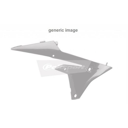 Radiator scoops POLISPORT 8415100004 Rumena