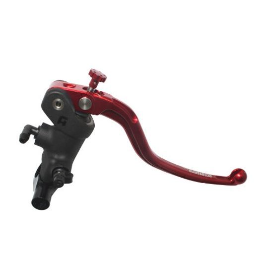Radial brake master cylinder ACCOSSATO PC010 19 x 18 with fixed lever,red