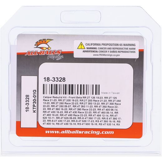 Caliper Rebuild Kit All Balls Racing 18-3328