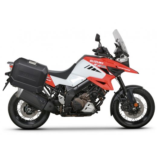 Komplet stranskih aluminijastih kovčkov z nosilci 47L SHAD TERRA BLACK SHAD SUZUKI DL 1000 V-Strom/ DL 1050 V-Strom