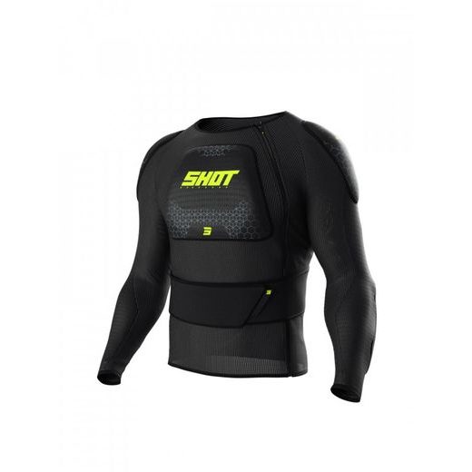 Protective vest SHOT AIRLIGHT KID A06-131-AK1-01 black / neon yellow S