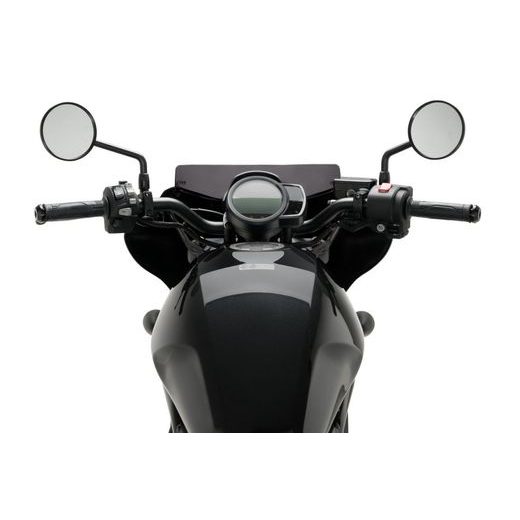 Semifairing PUIG MIRAGE 21460F dark smoke gloss black housing