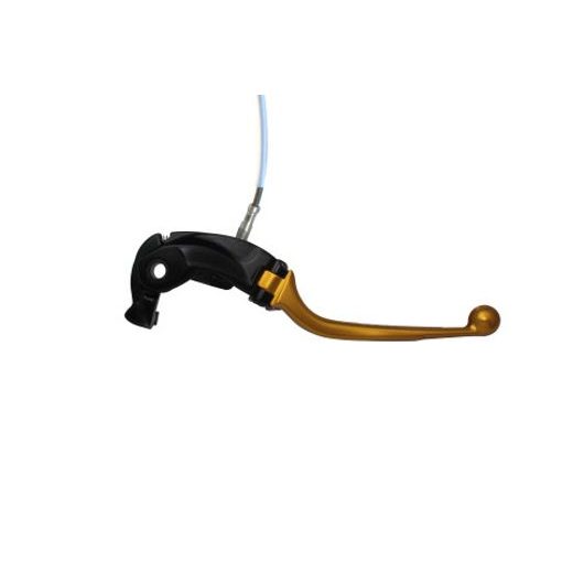 Brake lever folding ACCOSSATO LV022 with integrated adjuster for Nissin radial master cylinder zlata