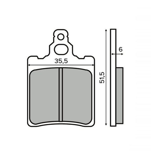 Zavorne obloge RMS 225103610 not homologated