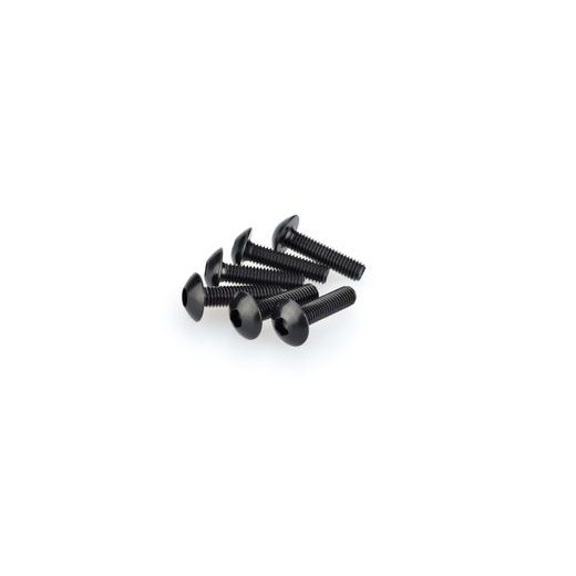 Screws PUIG ANODIZED 0550N črna M5 x 20mm (6pcs)