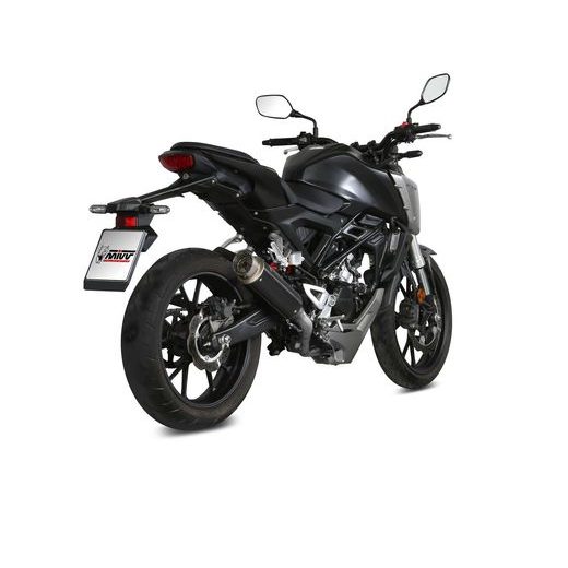 Celoten izpušni sistem 1x1 MIVV GP PRO H.074.LXBP Kovinsko črna